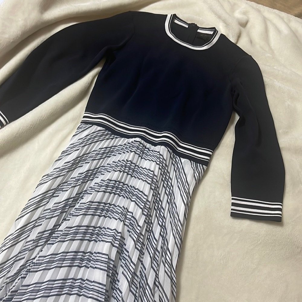 Ted Baker Knit bodice mockable dress